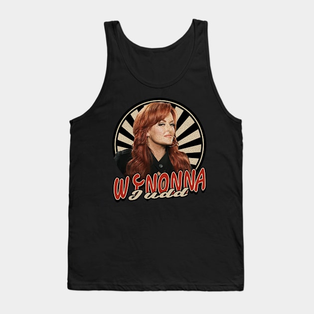 Vintage Circle Wynonna Judd Tank Top by Motor Ilang